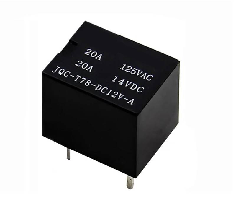 1 STÜCKE T78 Kleine Schließer Elektromagnetische Relais 5 V/12 V/24 V 4/5 Pins 20A JQC-T78-DC12V-A(4 Pin,12V) von AJKDQDDE