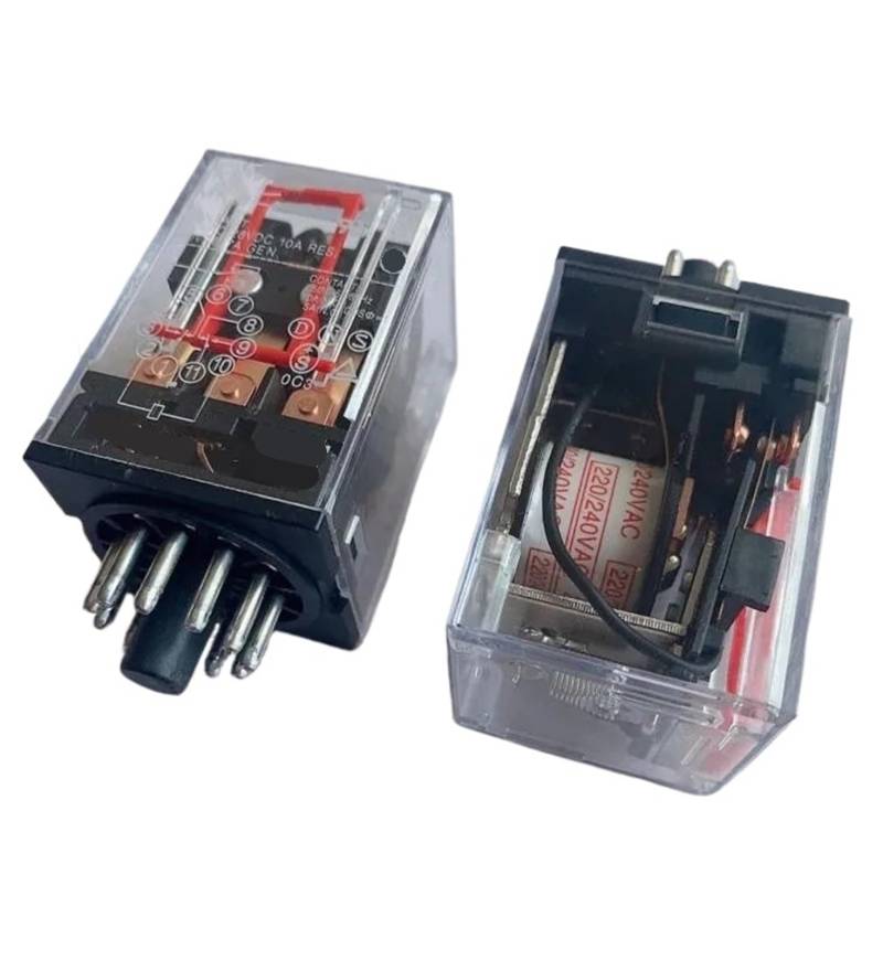 1 STÜCKE Zwischenrelais MK2P-I MK2P 8PIN MK3P-I MK3P 11PIN kleines elektromagnetisches Relais DC12V 24V 36V AC12V 24V 110V 220V 380V(MK2P 8PIN,DC12V) von AJKDQDDE