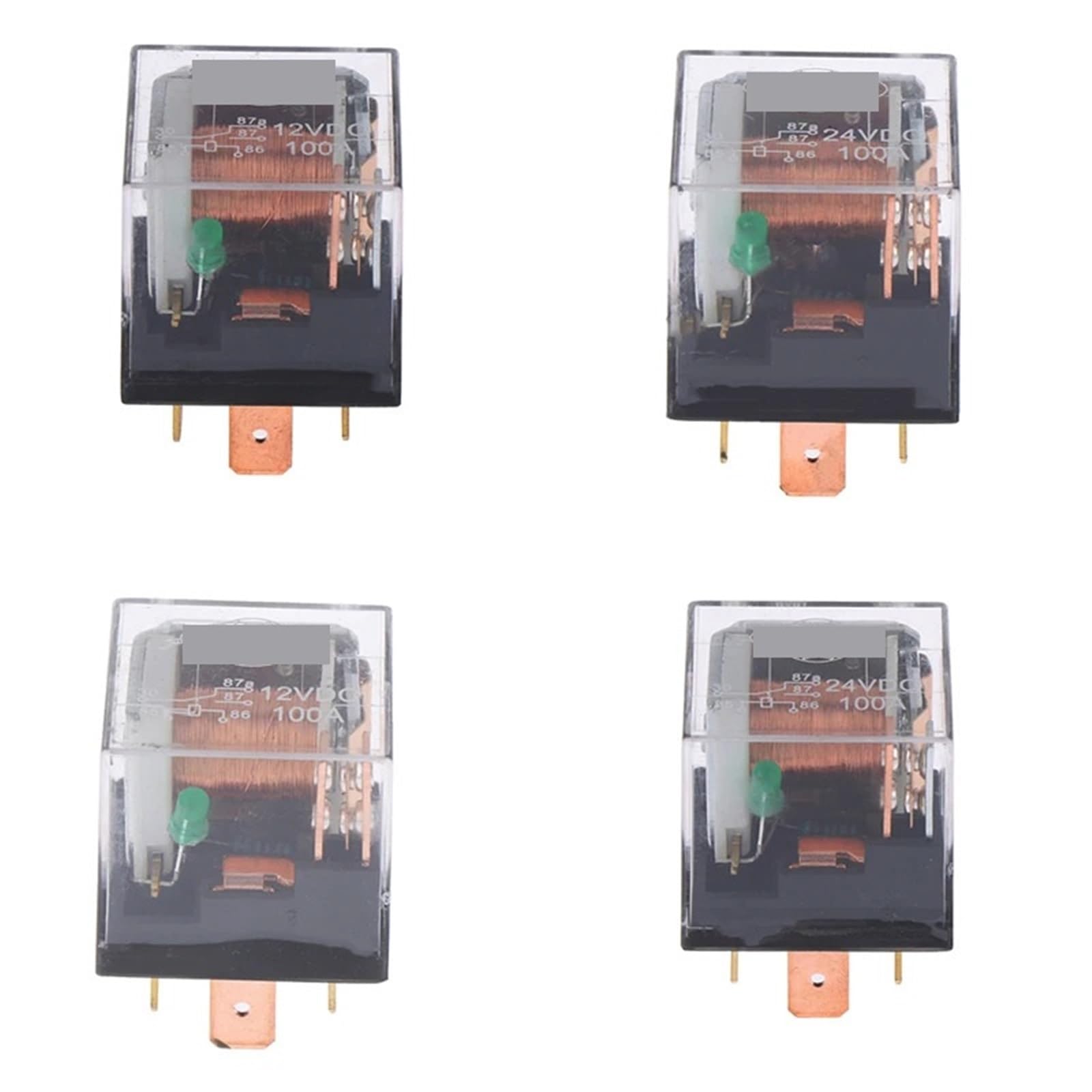 1 stücke Automotive Relais 12V 100A 5Pin Hohe Kapazität Schalt Auto Control Gerät Auto Relais DC 24V(24V 4Pin) von AJKDQDDE