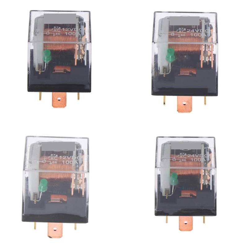 1 stücke Automotive Relais 12V 100A 5Pin Hohe Kapazität Schalt Auto Control Gerät Auto Relais DC 24V(24V 4Pin) von AJKDQDDE