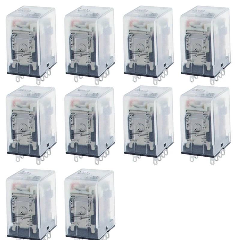 10PCS MY2NJ Spule DPDT Elektromagnetische Power Relais 8 Pin AC/DC 12V 24V 36V 48V 110V 220V 380V HH52P MY2 serie HH52P-L(DC,24V) von AJKDQDDE
