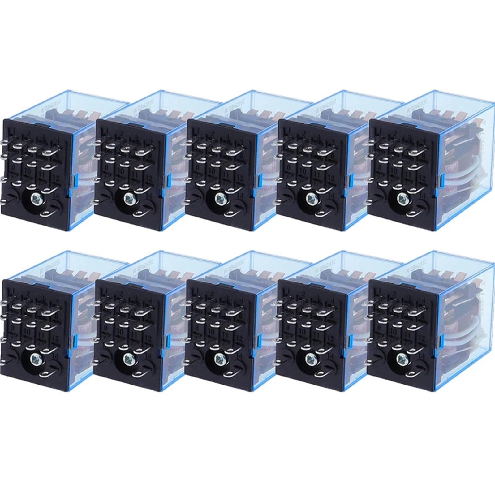 10PCS MY4NJ HH54P MY4N-J 14 Pin AC/DC 12V 24V 36V 48V 110V 220V 380V Mini Relais Zwischen Elektromagnetische Relais(DC,220V) von AJKDQDDE
