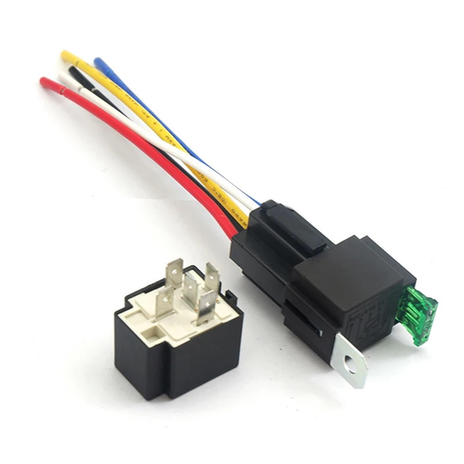 1PC 12V DC 4Pin 5Pin Auto Automotive Verschmolzen Relais 30A Schließer Relais 30A Sicherung(12V 4pin with socket) von AJKDQDDE