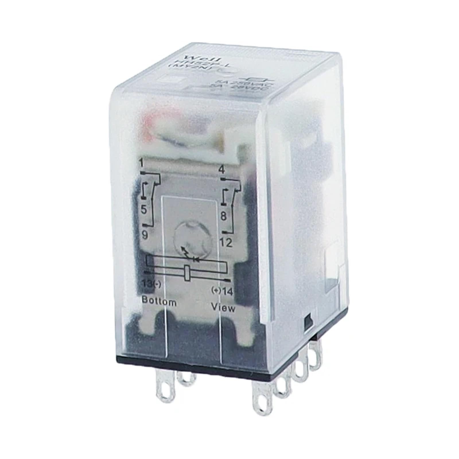 1PC MY2P HH52P MY2NJ DPDTMiniature Spule Allgemeine elektromagnetische zwischen relais schalter mit Sockel Basis LED AC DC(DC,24V) von AJKDQDDE