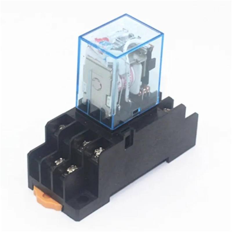 1set MY3 HH53P MY3NJ Spule Power Relais 11pin 3NO 3NC LED Lampe 5A AC 110V 220V mit buchse 12V 24V(DC36V) von AJKDQDDE