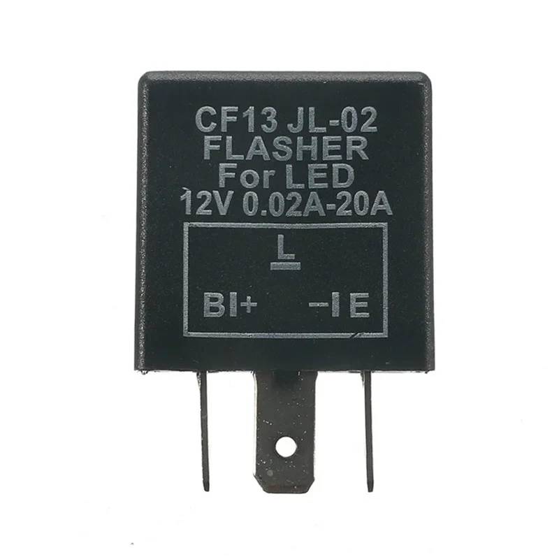 3 Pin CF13 CF14 JL-02 Elektronische Auto Blinker Blink Relais 12V DC 1PCS(CF13) von AJKDQDDE