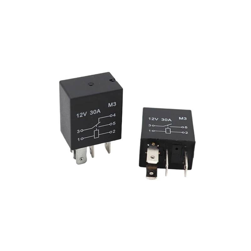 30A Kfz-Relais mit Sicherung 12V/24V 4-polig 5-polig 40A 80A 5 STÜCKE(80A Relay - 5pcs,24V 4Pin with Wire) von AJKDQDDE