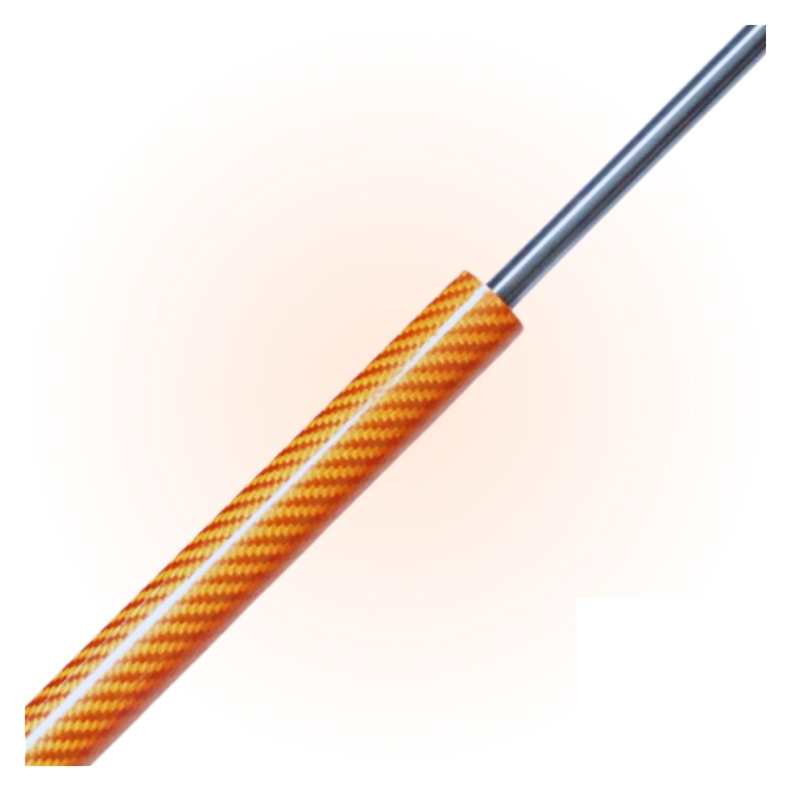 Kofferraum Gasfeder 1 Für Toyota Für Hilux Für GUN125 Für Revo Für Pickup 2015-2020 Heckklappe Gas Quellen Streben Shock Lift Unterstützt Bar Auto Heckklappendämpfer(Orange Carbon Fiber) von AJQBRMB