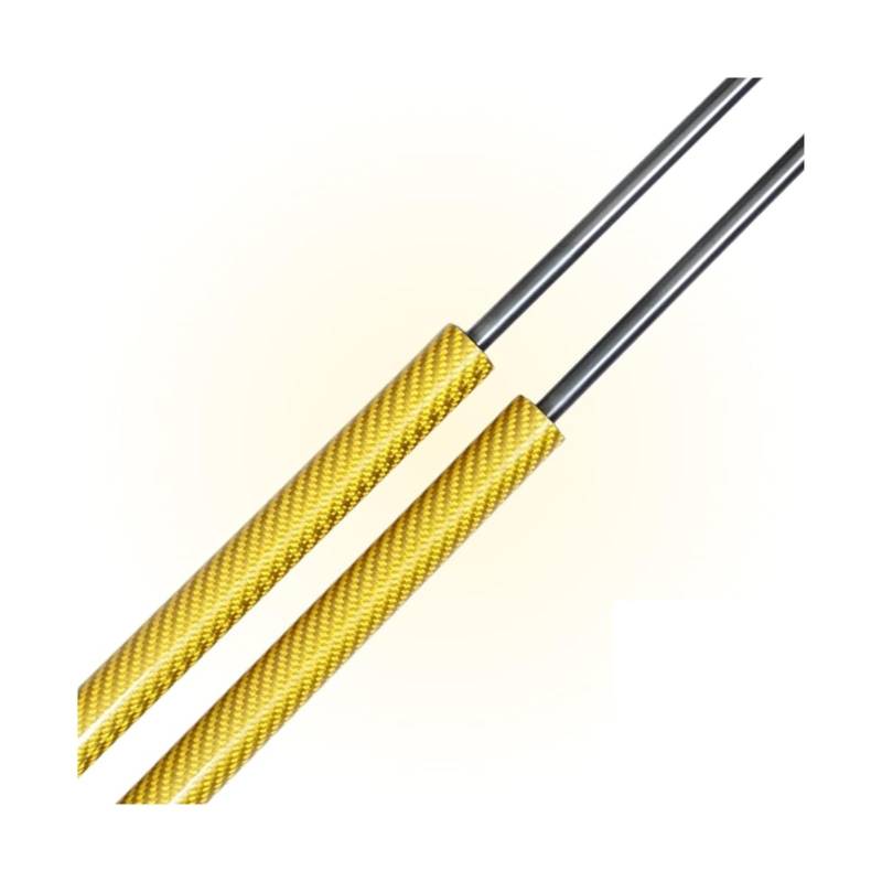 Kofferraum Gasfeder 2 Carbon Faser Für Nissan Für Qashqai Für J11 Für Rogue Für Sport Für SUV 14-22 Lift Unterstützt Heckklappe Stamm Gasdruckfedern Quellen Auto Heckklappendämpfer(Yellow Carbon Fiber von AJQBRMB