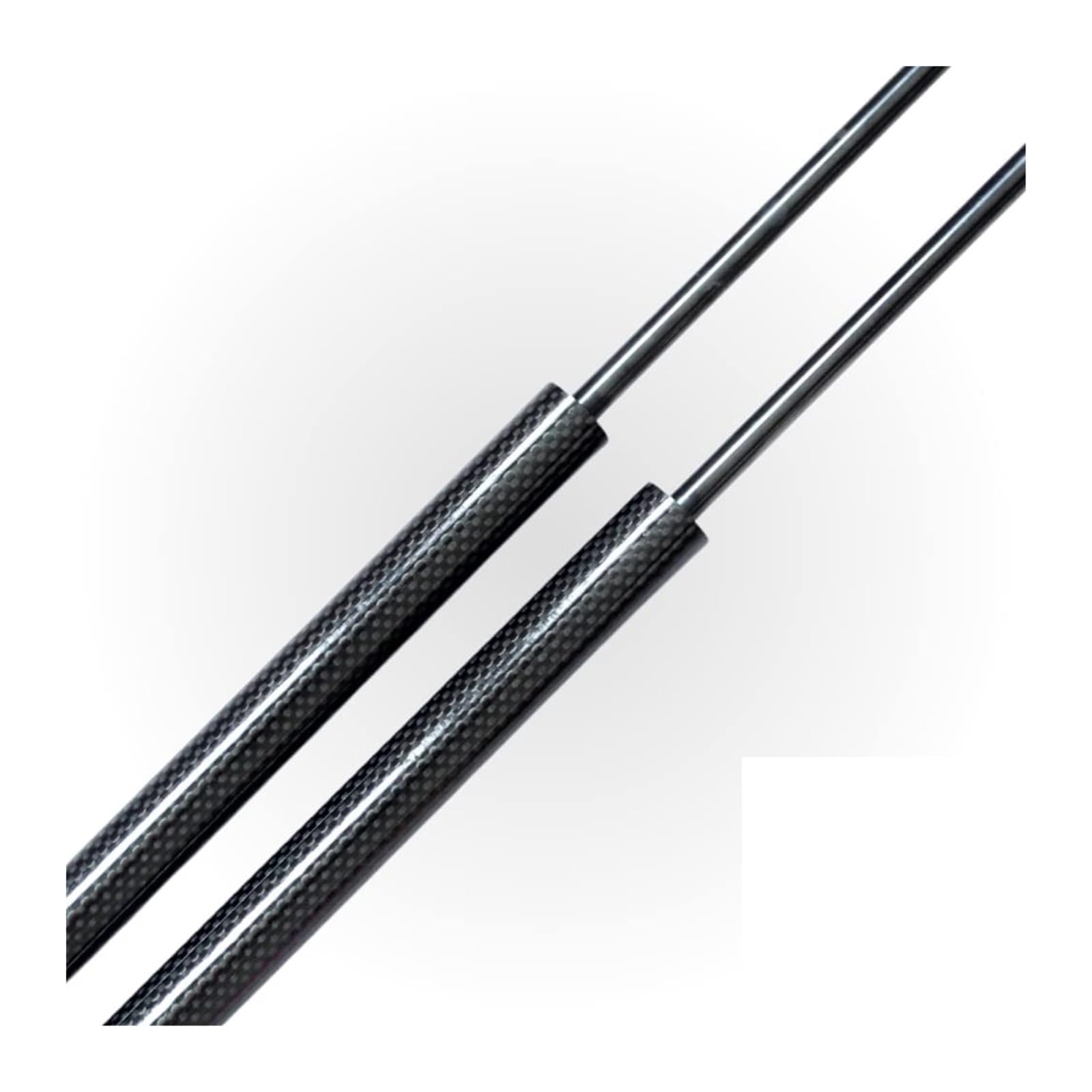 Kofferraum Gasfeder 2 Für Toyota Für Harrier Für XU60 SUV 2013-2020 Streben Lift Unterstützt Gas Frühling Heckklappe Hinten Boot Stoßdämpfer Bars Auto Heckklappendämpfer(Black Carbon Fiber) von AJQBRMB