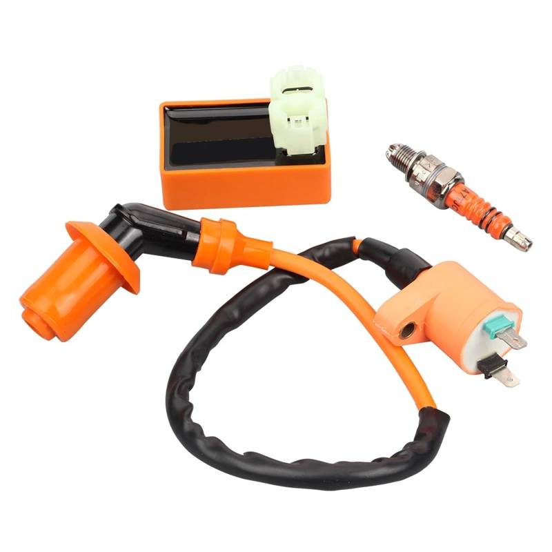 Motor Zündspule Für Chinesische Für GY6 50cc 110cc 125cc 150cc 4-takt Motoren Roller Für ATVs Motorrad Zündspule Zündkerze CDI Box Kit von AJQBRMB