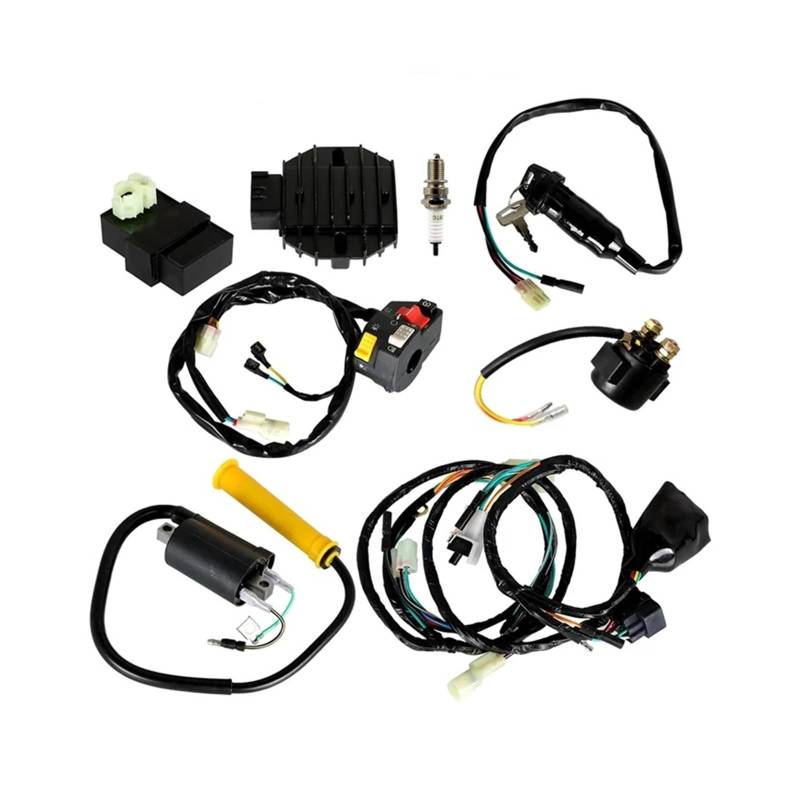 Motor Zündspule Für Sportrax Für TRX400EX 1999 2000 2001 2002 2003 2004 CDI Zündspule Schalter Kabelbaum Assy von AJQBRMB