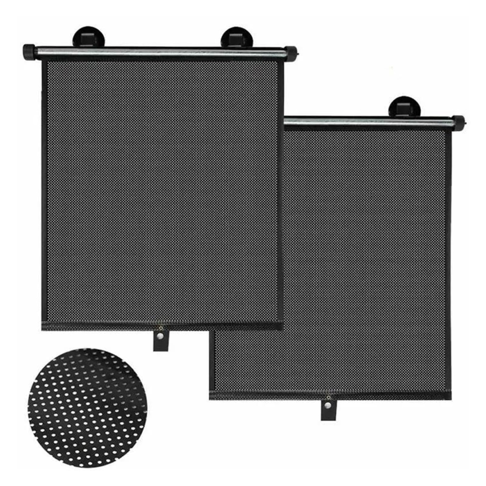 Sonnenblende Auto 2 Stück Einziehbare Auto-Seitenfenster-Sonnenschutz-Abdeckung Rolle Vorhang Visier Auto-Rollos Saugnäpfe Fenster Sonnenschutz Sonnenblende Auto 2 Stück Einziehbare Auto-Seitenfenster-Sonnenschutz-Abdeckung Rolle Vorhang Visier Auto-Rollos Saugnäpfe Fenster Sonnenschutz von AJQBRMB
