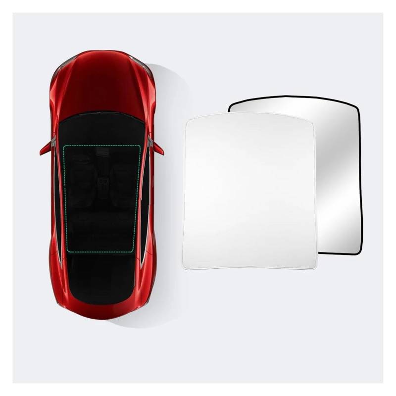 Sonnenblende Auto Auto Dachfenster Sonnenschutz Net Sunproof Wärmedämmung Sonnenschutz Für Tesla Für Model S 2019 2020 2021 Fenster Sonnenschutz(19-21 MS-GA41LGRAYIS) von AJQBRMB