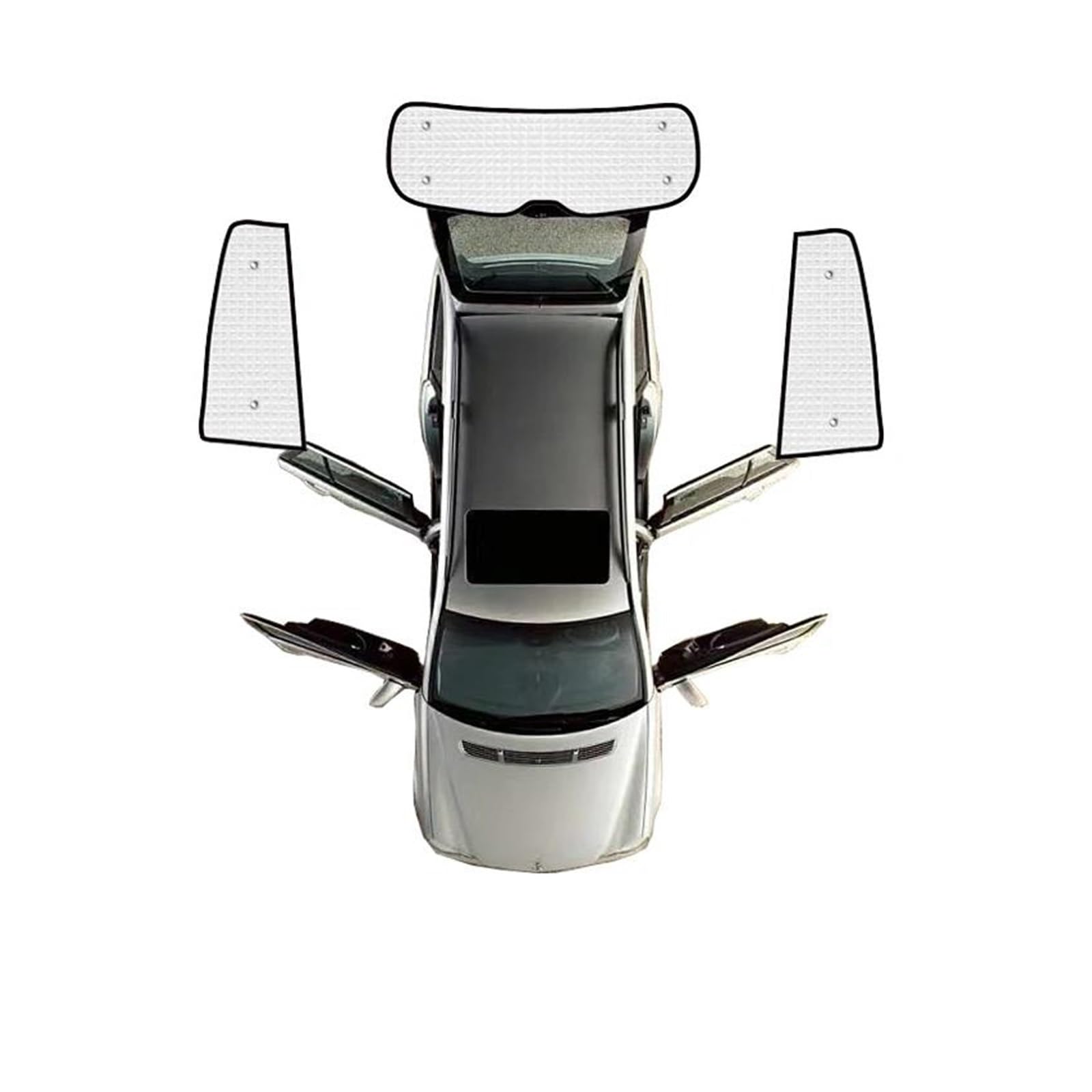 Sonnenblende Auto Auto Volle Abdeckung Visier Windschutzscheibe Windows Sonnenschutz Sonnenschirme Für HR-V Für RU Für HRV 2016-2022 Für Vezel Fenster Sonnenschutz(Rear sunshades) von AJQBRMB