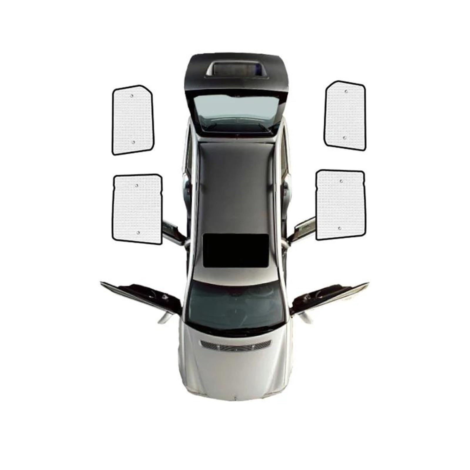 Sonnenblende Auto Auto Vorne Hinten Seite Sonnenschutz Fenster Sonnenschutz Abdeckungen Für Land Für Rover Für Discovery 3 L319 Für LR3 2004-2010 Fenster Sonnenschutz(Rear Windows) von AJQBRMB