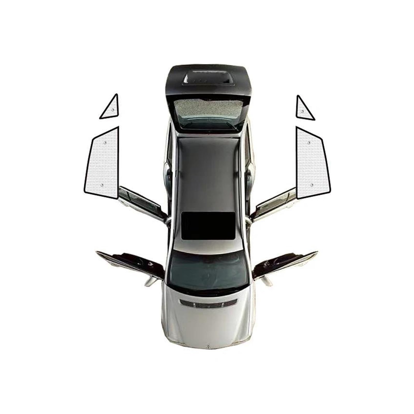 Sonnenblende Auto Für A7 2010-2018 2019 Für RS7 4G8 4K8 Vollständige Abdeckungen Sonnenschirme Windschutzscheibe Fenster Visier Sonnenschirm Fenster Sonnenschutz(Rear Windows) von AJQBRMB