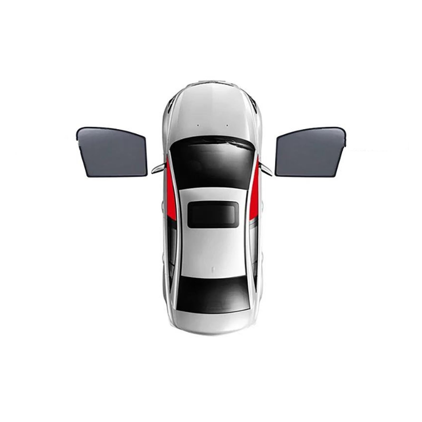 Sonnenblende Auto Für Accord X Für 10TH Für GEN 2017-2023 Magnetische Auto Sonnenschutz Schild Frontscheibe Rahmen Vorhang Sonnenschutz Fenster Sonnenschutz(2PCS Front) von AJQBRMB