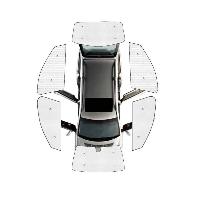 Sonnenblende Auto Für Chrysler Für 300C 300 C 2005-2010 Für LX Vollständige Abdeckung Sonnenschirme Limousine Auto Windschutzscheiben Visier Seite Sonnenschutz Fenster Sonnenschutz(All Sunshades) von AJQBRMB