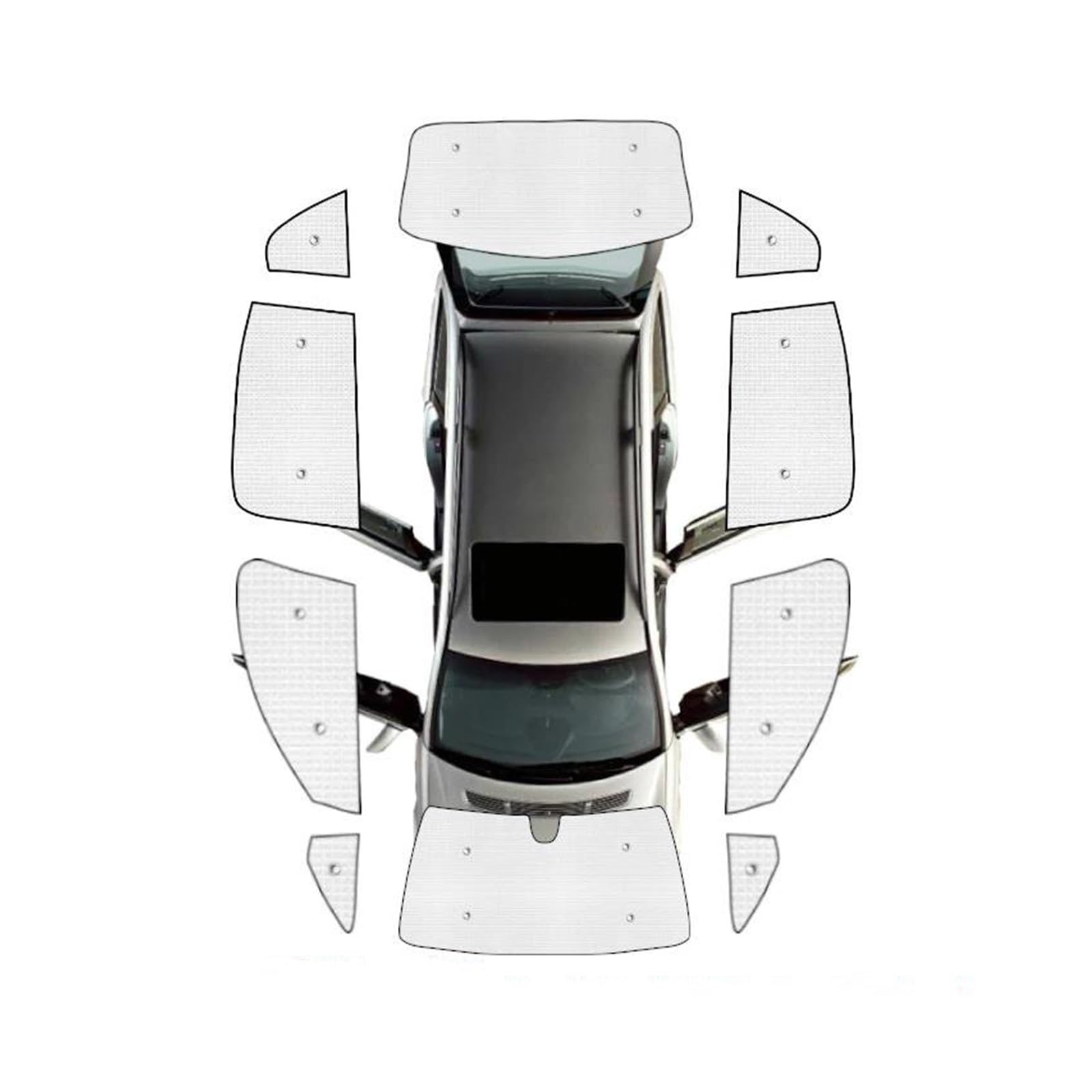 Sonnenblende Auto Für Citroen Für Xsara Für Picasso 2000 2001 2002 2003-2010 Auto Volle Fenster Sonnenschutz Fenster Visier Sonnenschutz Deckt Sonnenblende Fenster Sonnenschutz(All Sunshades) von AJQBRMB