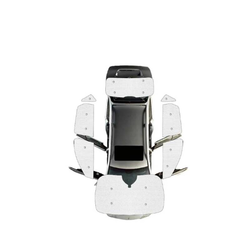 Sonnenblende Auto Für Ford Für Kuga Für Escape 2023 2022 2021 2020 Vollständige Abdeckung Auto Sonnenschutz Windschutzscheibe Seite Fenster Visier Abdeckung Fenster Sonnenschutz(All Sunshades) von AJQBRMB