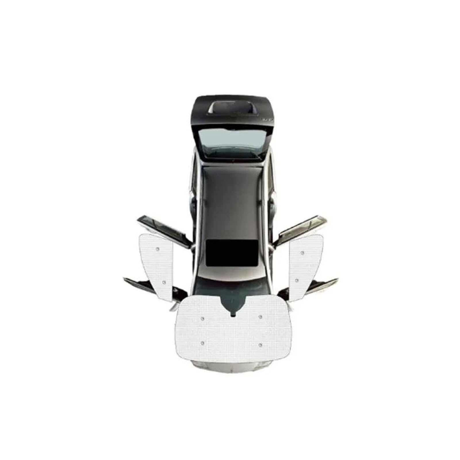 Sonnenblende Auto Für Ford Für Kuga Für Escape 2023 2022 2021 2020 Vollständige Abdeckung Auto Sonnenschutz Windschutzscheibe Seite Fenster Visier Abdeckung Fenster Sonnenschutz(Front Windows) von AJQBRMB