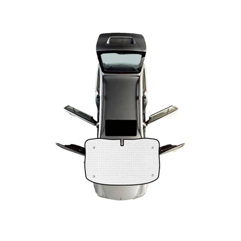 Sonnenblende Auto Für Ford Für Transit Für Custom SWB 2012-2021 Vollständige Abdeckung Sonnenschutz Auto Sonnenschutz Fenster Sonnenschutz Abdeckung Fenster Sonnenschutz(Front Windshield) von AJQBRMB