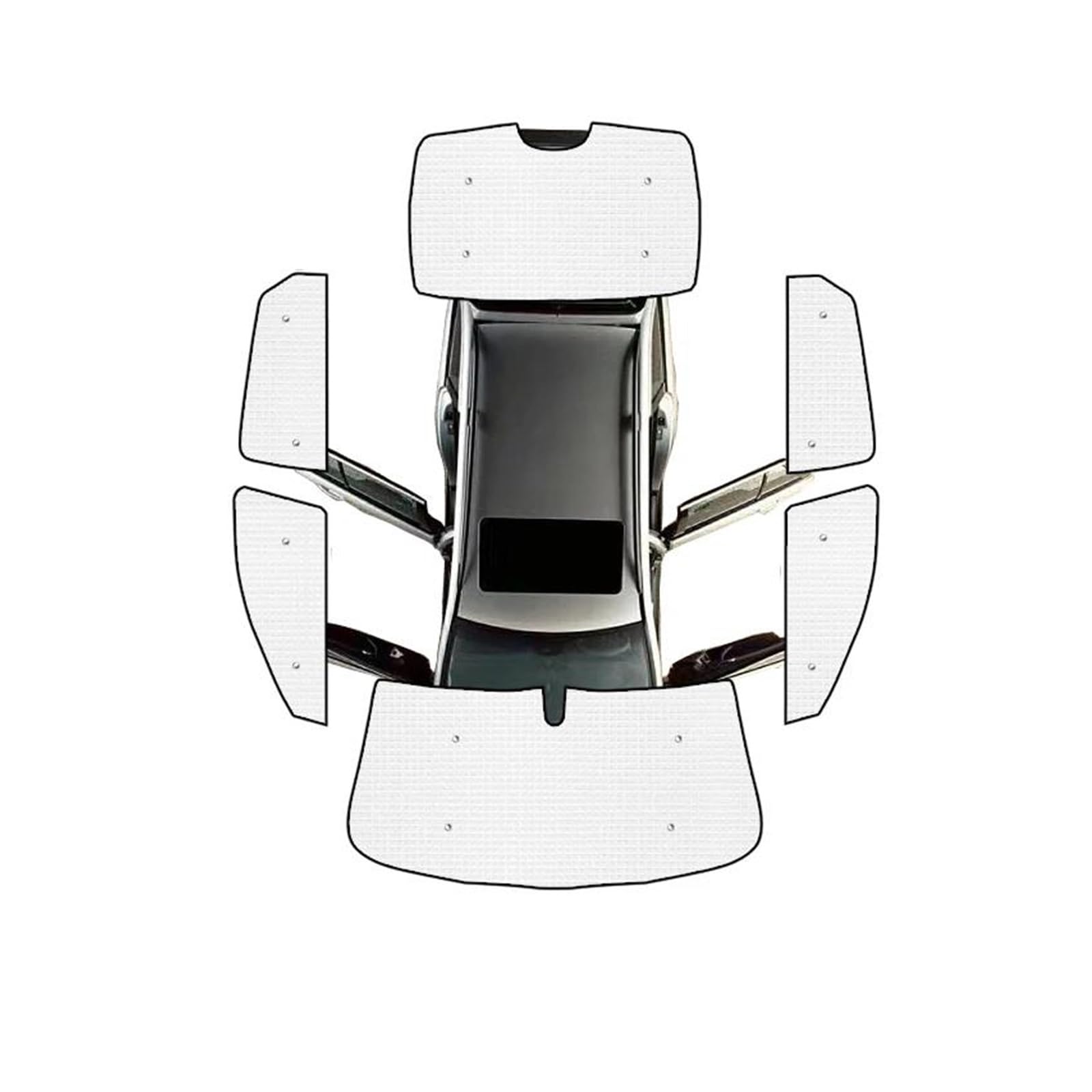 Sonnenblende Auto Für Hyundai Für Elantra Für Avante Für I30 Limousine Für CN7 2021-2024 Volle Abdeckung Sonnenschirme Visier Windschutzscheiben Schatten Fenster Sonnenschutz(All Sunshades) von AJQBRMB