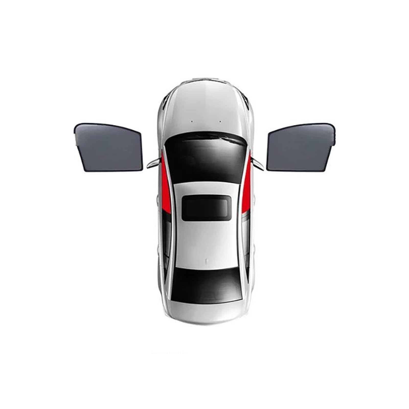 Sonnenblende Auto Für Hyundai Für Palisade 2020 2021 2022 2023 Magnetische Auto Sonnenschutz Schild Frontscheibe Rahmen Vorhang Sonnenschutz Fenster Sonnenschutz(2PCS Front) von AJQBRMB