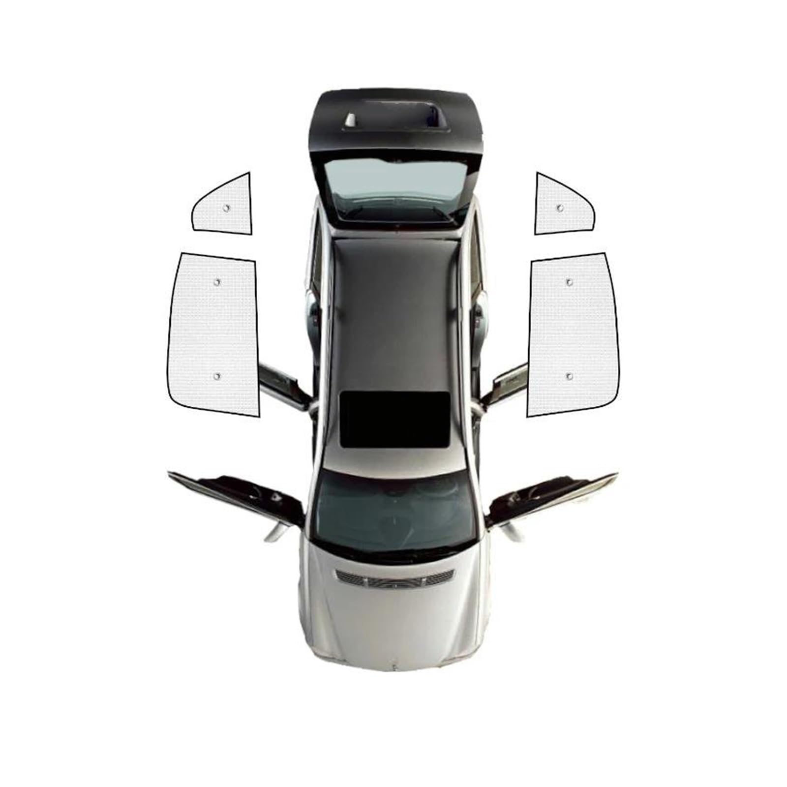 Sonnenblende Auto Für Hyundai Für Tucson Für LM Für Ix35 2010-2015 Volle Abdeckungen Sonnenschirme Auto Sonnenschutz Windschutzscheiben Seite Fenster Visier Fenster Sonnenschutz(Rear Windows) von AJQBRMB