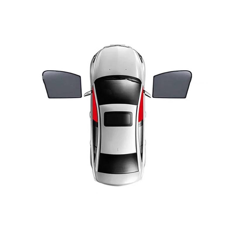 Sonnenblende Auto Für Hyundai Für Tucson Für NX4 2021 2022 2023 Magnetische Auto Sonnenschutz Schild Frontscheibe Rahmen Vorhang Sonnenschutz Fenster Sonnenschutz(2PCS Front) von AJQBRMB