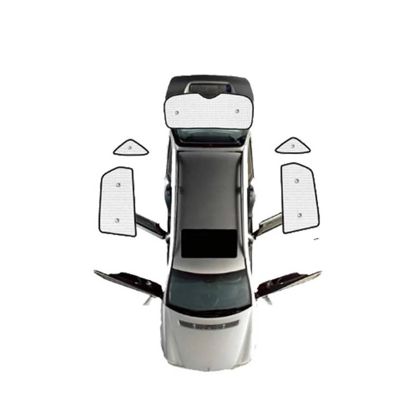 Sonnenblende Auto Für Hyundai Für Tucson Für NX4 2023 2022 Auto Sonnenschutz Vollständige Abdeckung Sonnenschutz Windschutzscheibe Seite Fenster Schattierung Visier Abdeckung Fenster Sonnenschutz(Rear von AJQBRMB