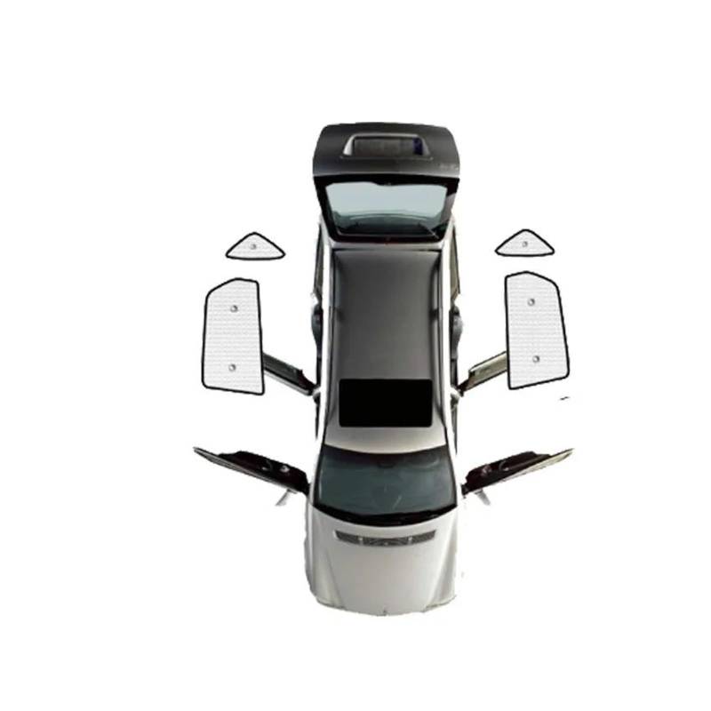 Sonnenblende Auto Für Hyundai Für Tucson Für NX4 2023 2022 Auto Sonnenschutz Vollständige Abdeckung Sonnenschutz Windschutzscheibe Seite Fenster Schattierung Visier Abdeckung Fenster Sonnenschutz(Rear von AJQBRMB