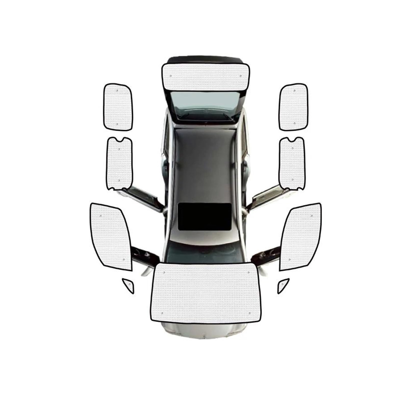 Sonnenblende Auto Für Nissan Für NV200 Für Evalia Für Vanette 2010-2016 Auto Vollständige Abdeckung Fenster Sonnenschutz Abdeckung Sonnenschirm Sonnencreme Fenster Sonnenschutz(All Sunshades) von AJQBRMB