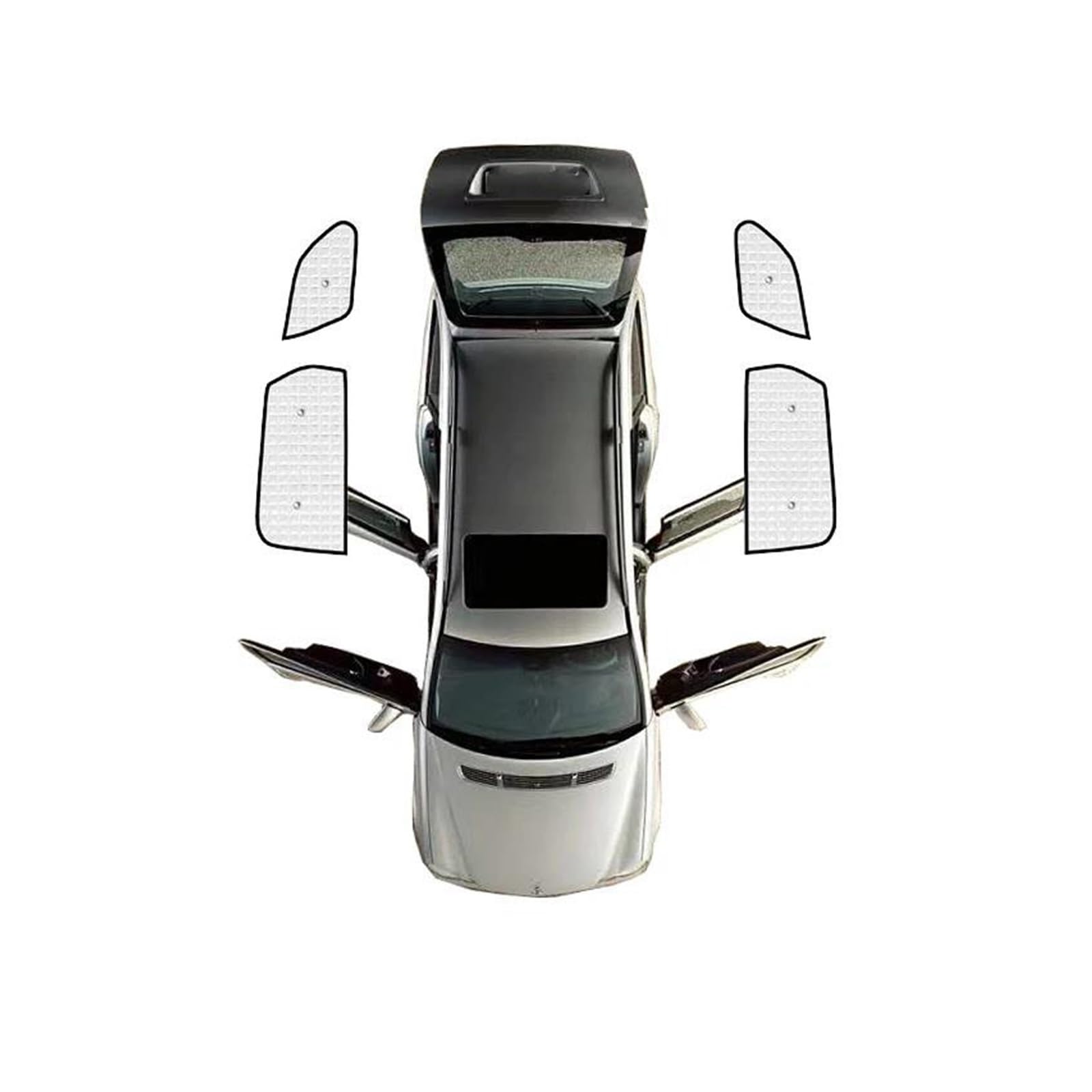 Sonnenblende Auto Für Peugeot 5008 Für P87 Für Mk2 2017 2018 2019 Vollständige Abdeckung Sonnenschirme Surround Windschutzscheibe Seite Fenster Visier Fenster Sonnenschutz(Rear Windows) von AJQBRMB