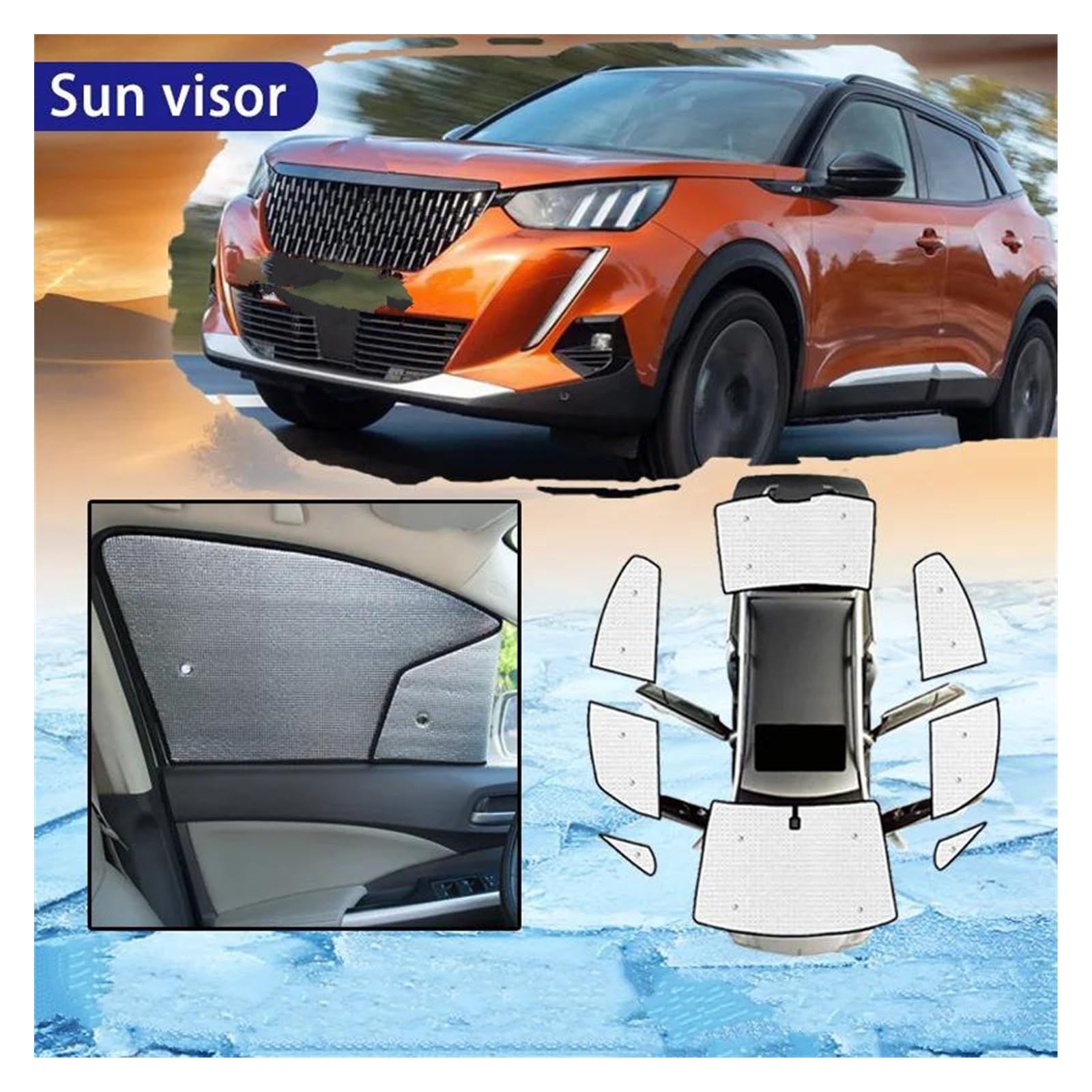 Sonnenblende Auto Für Peugeot E 2008 Für P24 2020 2021 2022 2023 Auto Sonnenschutz Vollständige Abdeckung Sonnenschirm Windschutzscheibe Seite Fenster Privatsphäre Fenster Sonnenschutz(All Sunshades) Sonnenblende Auto Für Peugeot E 2008 Für P24 2020 2021 2022 2023 Auto Sonnenschutz Vollständige Abdeckung Sonnenschirm Windschutzscheibe Seite Fenster Privatsphäre Fenster Sonnenschutz(All Sunshades) von AJQBRMB
