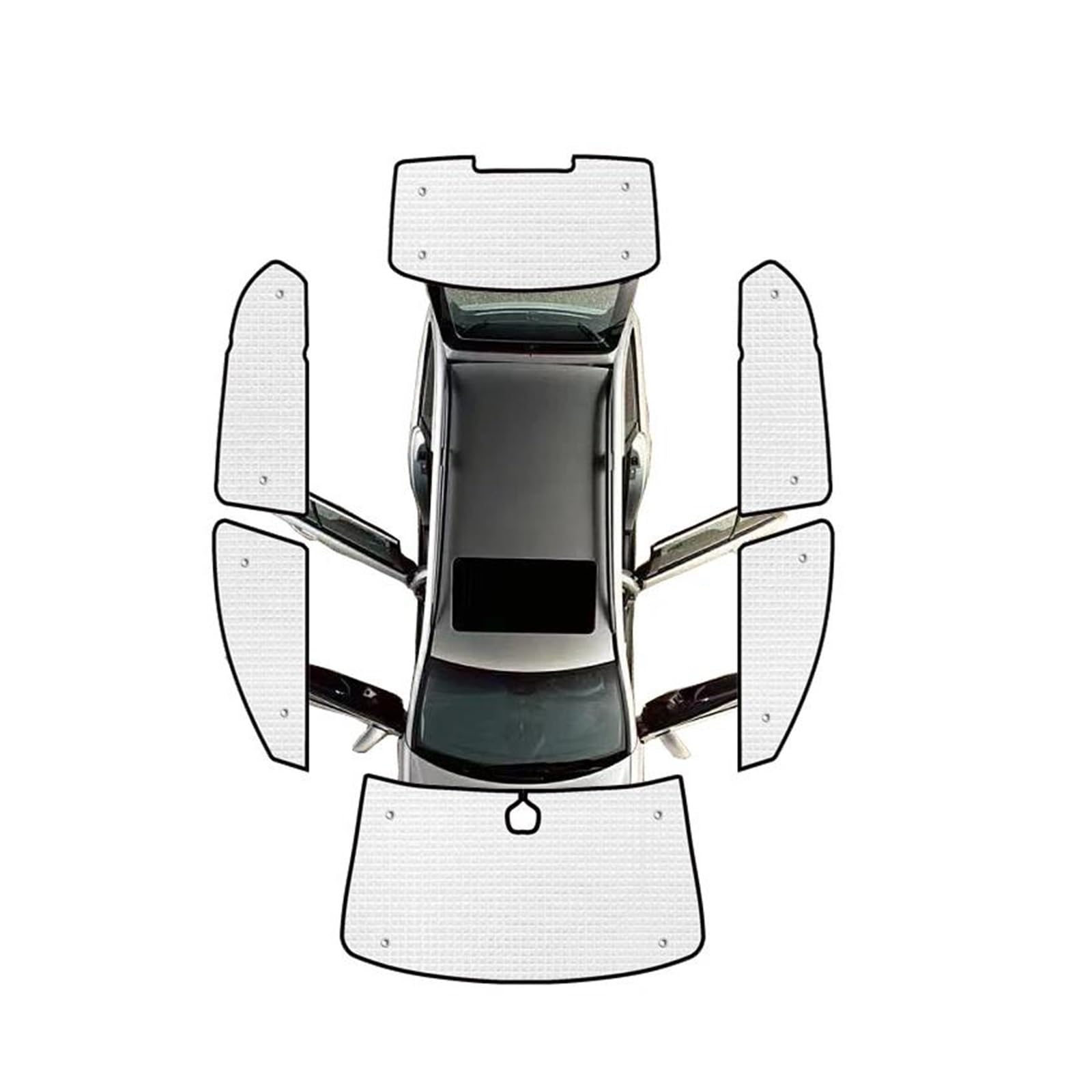 Sonnenblende Auto Für Skoda Für Superb 2 2009 2010 2011 2012 2013 2014 2015 Für B6 3T Limousine 2010 Auto Volle Fenster Schattierung Visiere Sonne Sonnenschirm Fenster Sonnenschutz(All Sunshades) von AJQBRMB