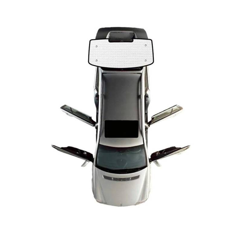 Sonnenblende Auto Für Skoda Für Superb 2 2009 2010 2011 2012 2013 2014 2015 Für B6 3T Limousine 2010 Auto Volle Fenster Schattierung Visiere Sonne Sonnenschirm Fenster Sonnenschutz(Rear Windshield) von AJQBRMB