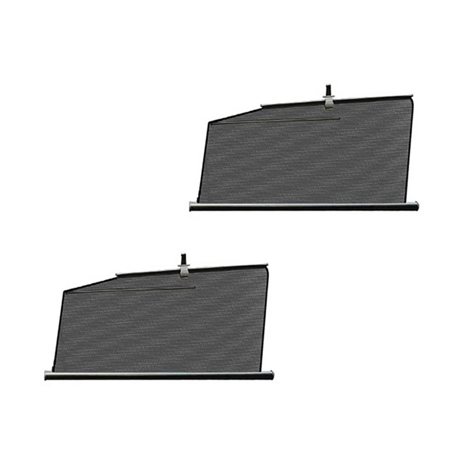 Sonnenblende Auto Für Tesla Für Modell 3 SXY 2023 Versenkbare Auto Seite Fenster Sonnenschirm Hebe Sonnenschutz Automatische Vorhang Drapieren Roller Fenster Sonnenschutz(2pcs S Front) von AJQBRMB