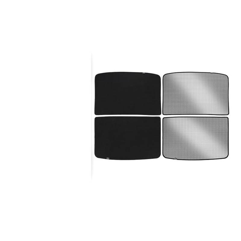 Sonnenblende Auto Für Tesla Für Modell Y 2020 2021 2022 2023 Dach Sonnenschirme Schiebedach Schatten Sonnenschirm Sonnenschutz Fenster Sonnenschutz(Schwarz) von AJQBRMB