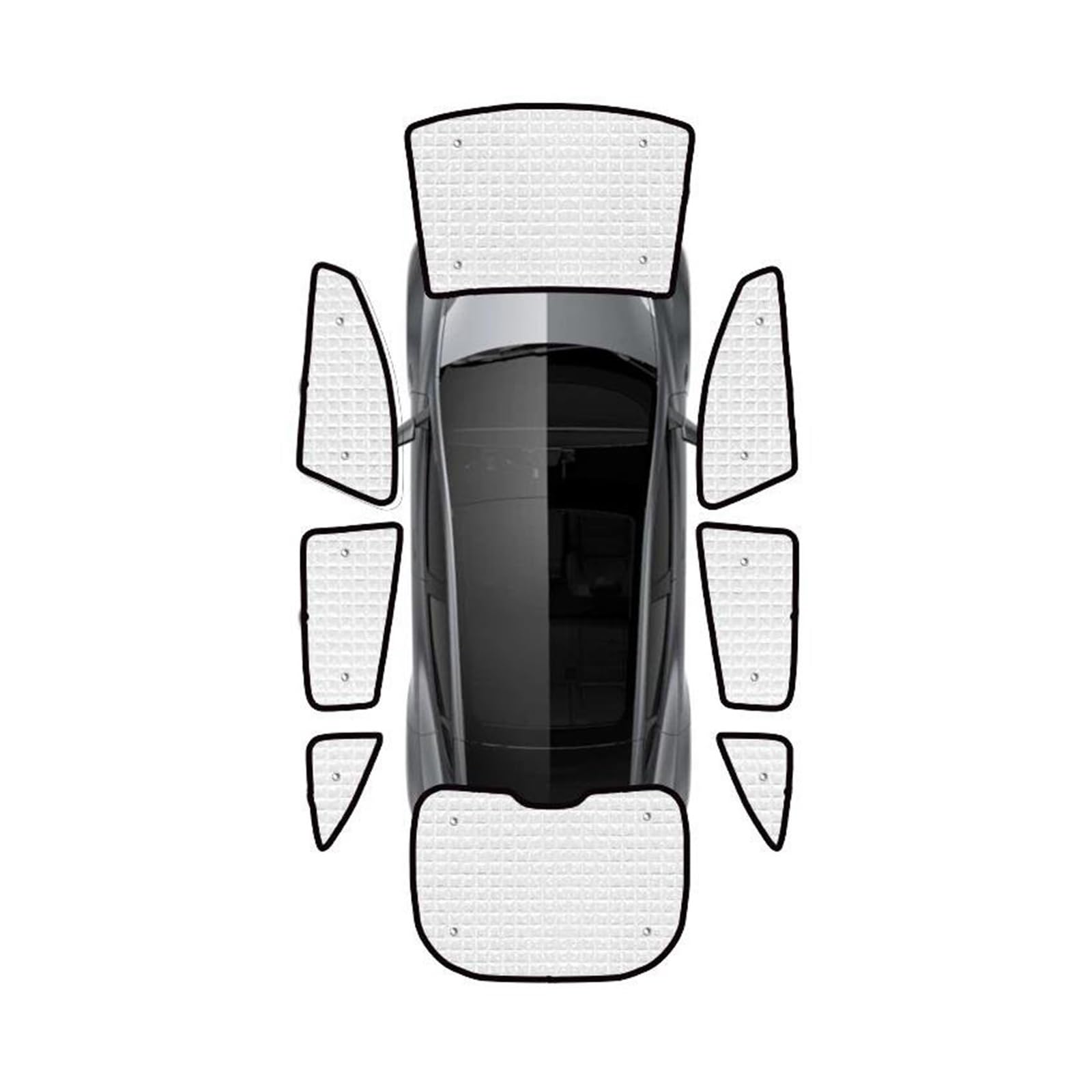 Sonnenblende Auto Für Tesla Für Modell Y 2020 2021 2022 Vollständige Abdeckung Sonnenschirme Auto Windschutzscheiben Sonnenschutz Sonnenschirm Sonnenschutz Fenster Sonnenschutz(All Sunshades) von AJQBRMB