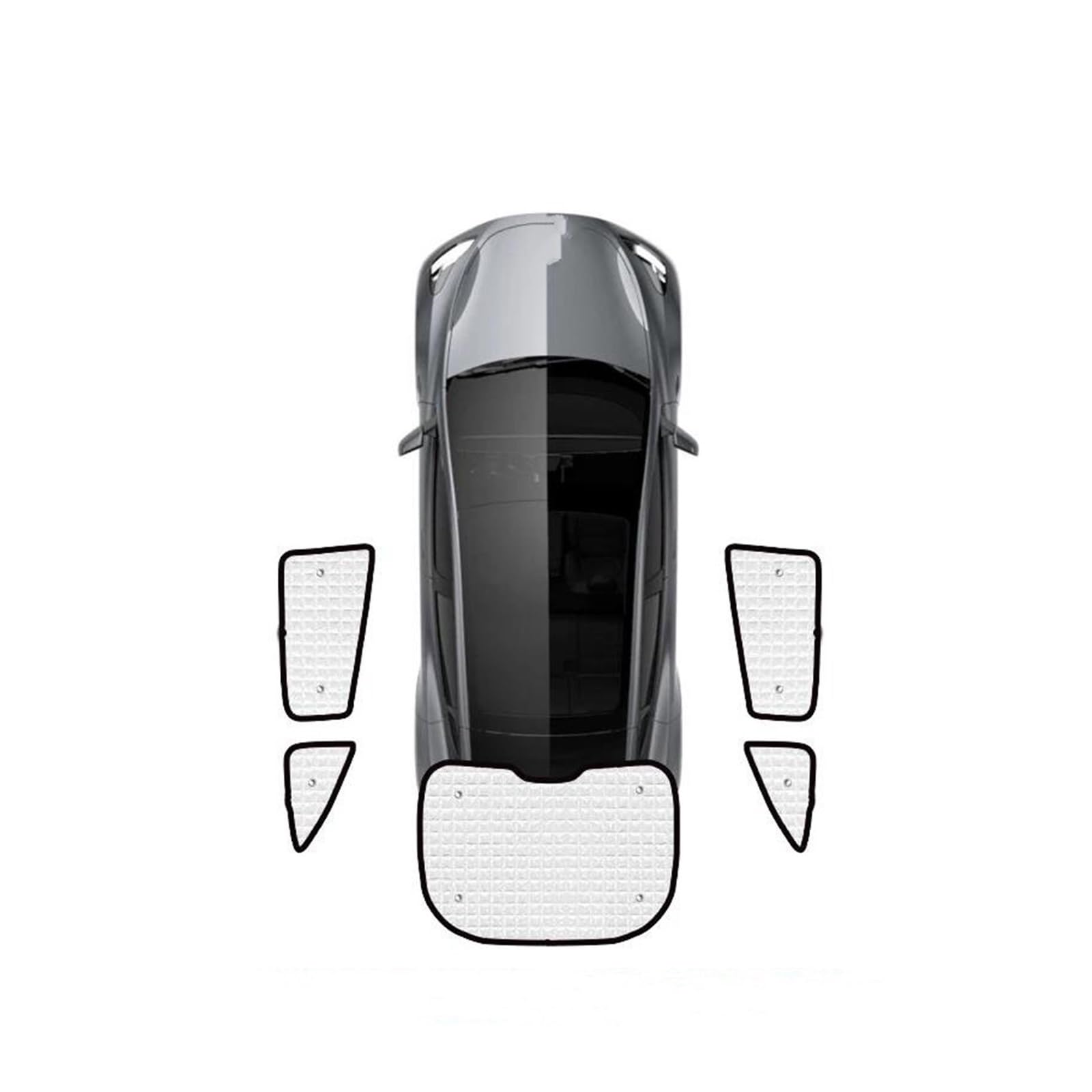 Sonnenblende Auto Für Tesla Für Modell Y 2022 2020 2021 2023 Auto Vollständige Abdeckung Sonnenschirme Sonnenschutz Fenster Sonnenschutz Abdeckung Fenster Sonnenschutz(Rear sunshades) von AJQBRMB