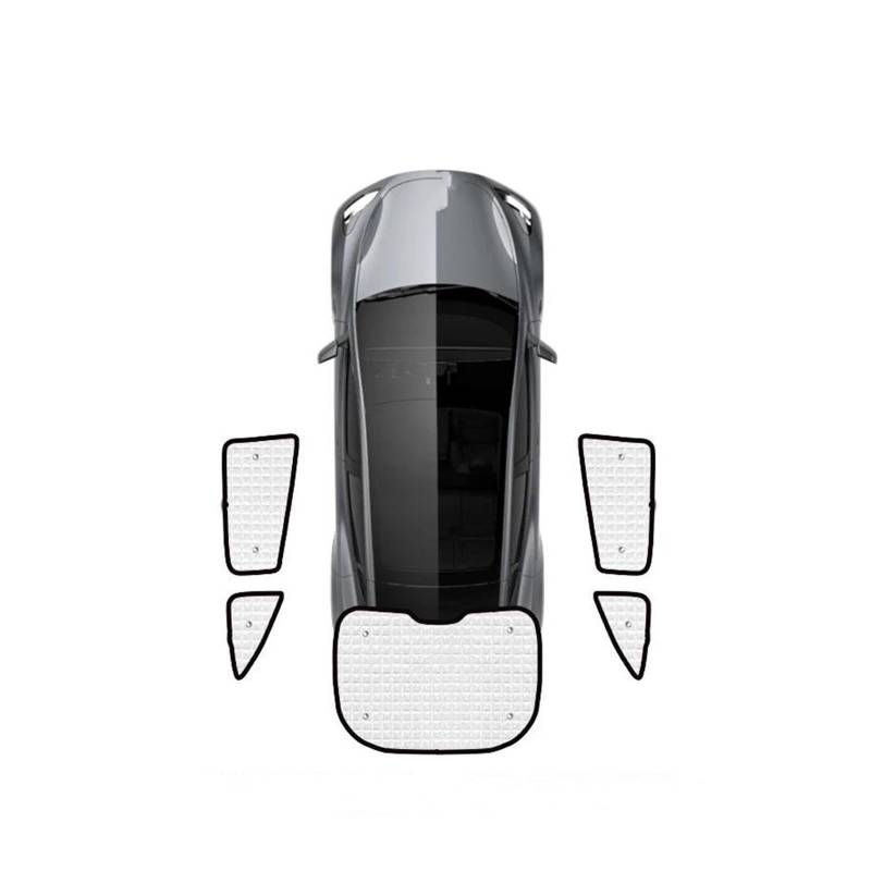 Sonnenblende Auto Für Tesla Für Modell Y 2022 2020 2021 2023 Auto Vollständige Abdeckung Sonnenschirme Sonnenschutz Fenster Sonnenschutz Abdeckung Fenster Sonnenschutz(Rear sunshades) von AJQBRMB
