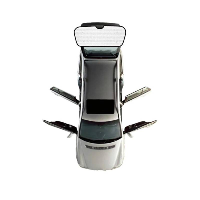 Sonnenblende Auto Für Toyota Für Land Für Cruiser Für Prado J120 LC120 FJ120 2003-2009 Volle Abdeckung Sonnenschirme Auto Sonne Windschutzscheiben Fenster Visier Fenster Sonnenschutz(Rear Windshield) von AJQBRMB