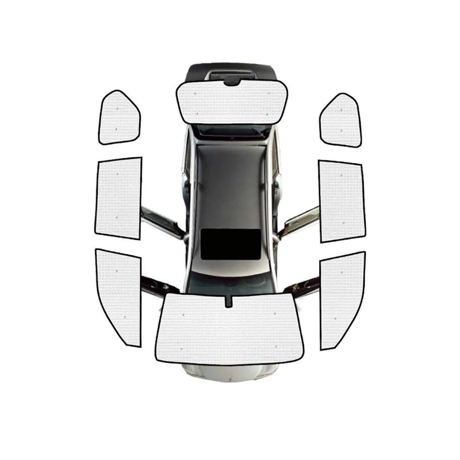 Sonnenblende Auto Für Toyota Für Land Für Cruiser Für Prado J150 LC150 FJ150 2010~2023 Auto Volle Fenster Schattierung Visier Sonnenschutz Abdeckung Fenster Sonnenschutz(All Sunshades) von AJQBRMB