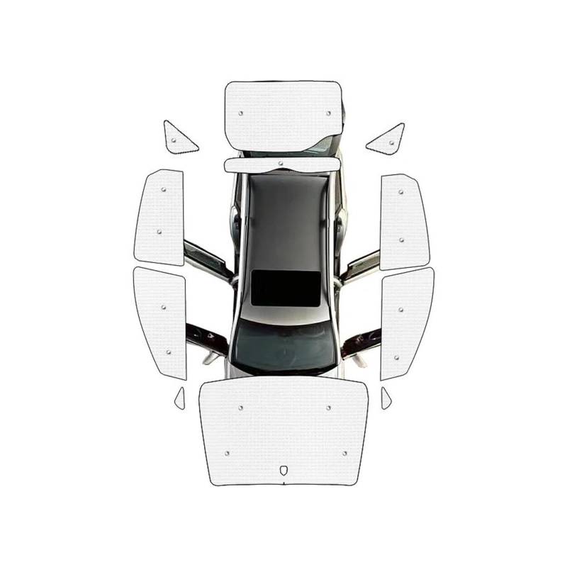 Sonnenblende Auto Für Toyota Für Prius Für XW20 20 5 Tür 2003 2004 2005 2006 2007 2008 2009 Volle Abdeckung Sonnenschirme Auto Windschutzscheibe Sunproof Visier Fenster Sonnenschutz(All Sunshades) von AJQBRMB
