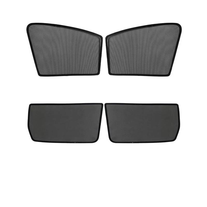 Sonnenblende Auto Für Toyota Für RAV4 2014 2015 2016 2017 Magnetische Fenster Vorhang Visier Auto Sonnenschutz Seite Fenster Sonnenschutz Mesh Abdeckung Fenster Sonnenschutz(4PCS Front Rear Set) von AJQBRMB