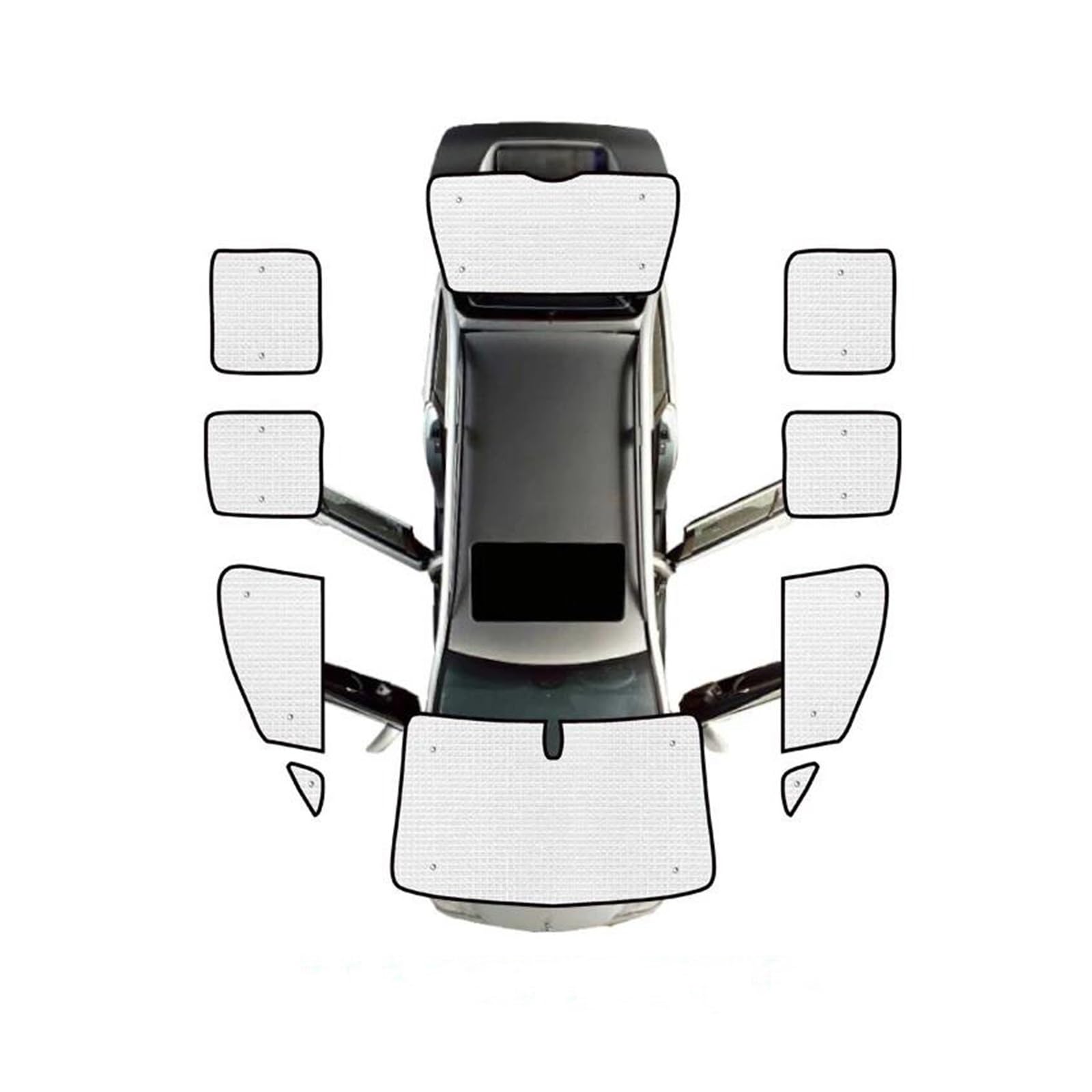 Sonnenblende Auto Für VW Für Caddy Für 2K Für Maxi 2003 2004 2005 2006 2007-2019 Auto Voller Fenster Sonnenschutz Auto Fenster Visier Sonnenschutz Abdeckungen Fenster Sonnenschutz(All Windows A) von AJQBRMB