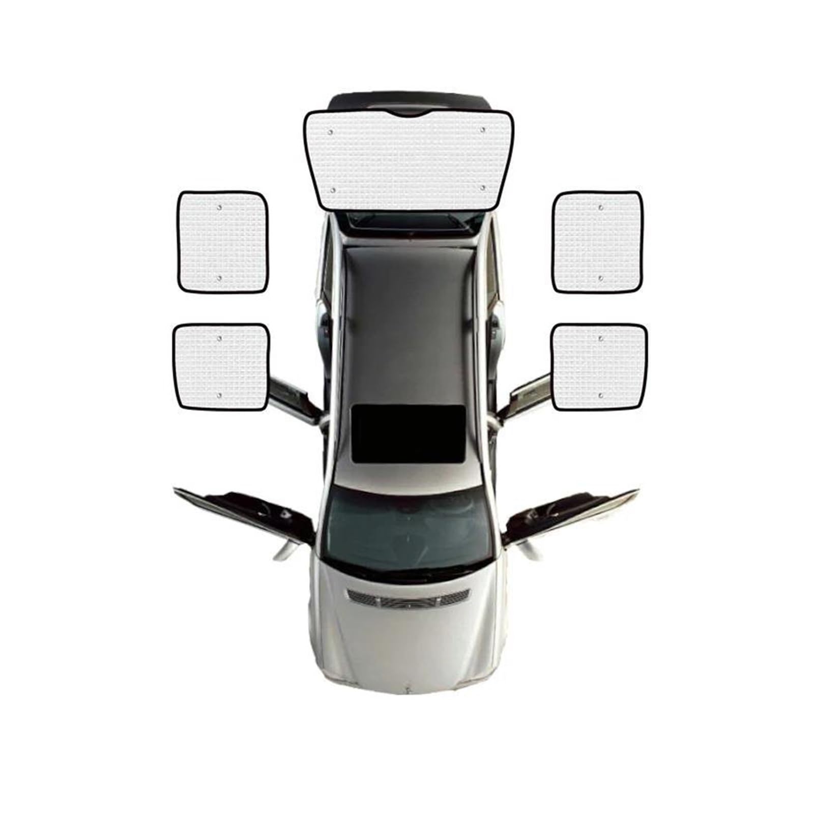 Sonnenblende Auto Für VW Für Caddy Für 2K Für Maxi 2003 2004 2005 2006 2007-2019 Auto Voller Fenster Sonnenschutz Auto Fenster Visier Sonnenschutz Abdeckungen Fenster Sonnenschutz(Rear Windows) von AJQBRMB