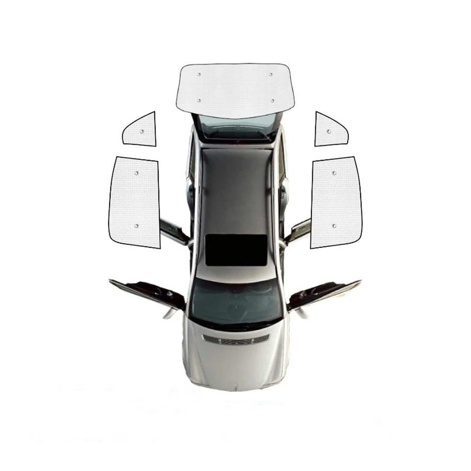 Sonnenblende Auto Für VW Für Passat Für B8 Für Variant 2014 2015 2016 2017 2018 2019-2021 Volle Abdeckung Sonnenschirme Auto Seite Windows Windschutzscheiben Fenster Sonnenschutz(Rear sunshades) von AJQBRMB